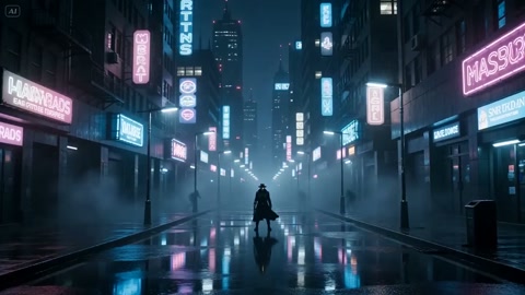 Neon Street Gunslinger