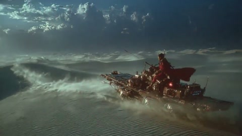 Spaceship Pilot Desert Continuous Take