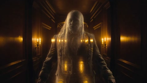 Ghostly Victorian Hallway Candlelight