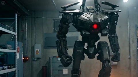 Woman Robot Battle Action
