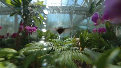 2017621393072881664 Pov Hummingbird Tropical Greenhouse