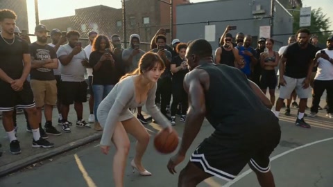 street basketball showdown