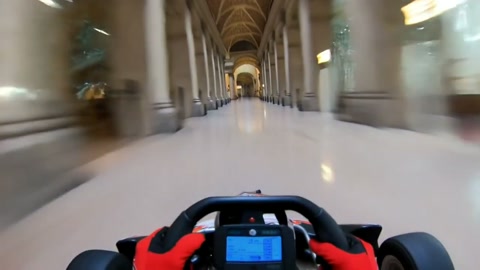 POV Weaving Through Louvre Halls