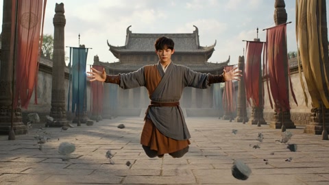 Warrior Monk Temple Levitation