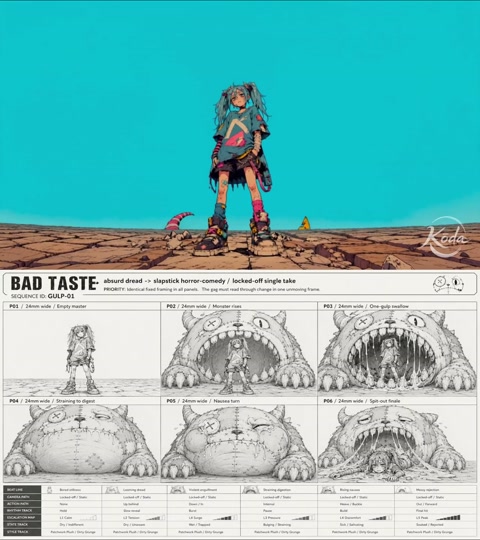 Bad Taste - Storyboard Animation