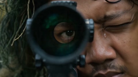 Sniper Bullet Trajectory Shot