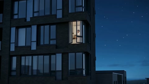 Apartment Building Unfolding
