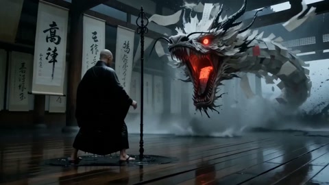 Ink Monk Paper Dragon