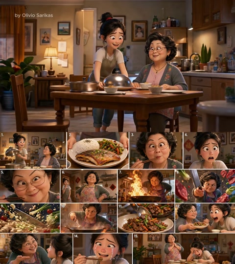 Mom vs Daughter 3D Animated Cooking Comedy