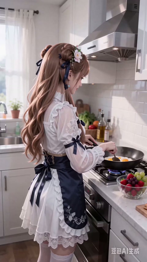 POV Kitchen Scene