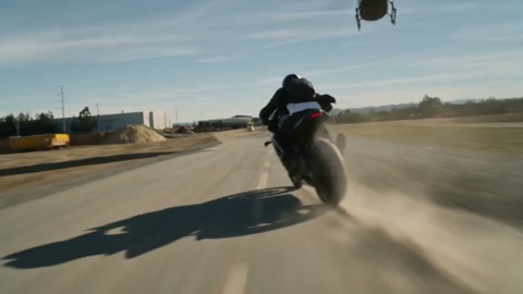 Hollywood Motorcycle Chase Sequence
