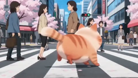 Anime Samurai Backflip Action Scene