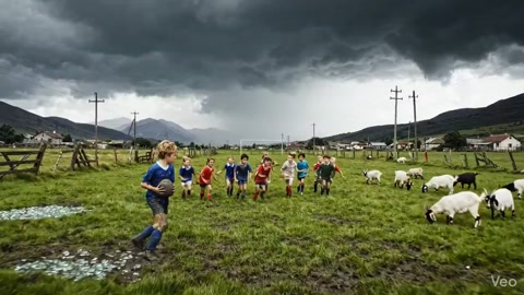 Rural Kids Football Match Drama