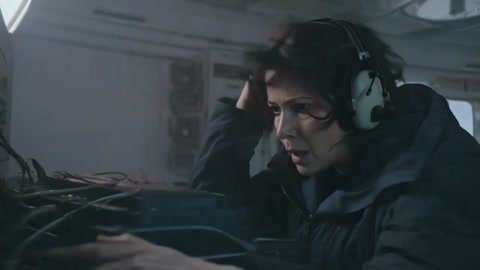 Radio Operator Antarctic Station Picks Transmission