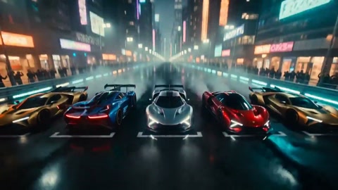 Neon Dawn Car Ad Demo