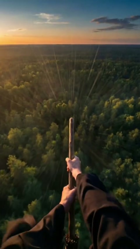 First Person Broomstick Flight
