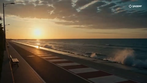 Sunrise Seaside Jogging Track
