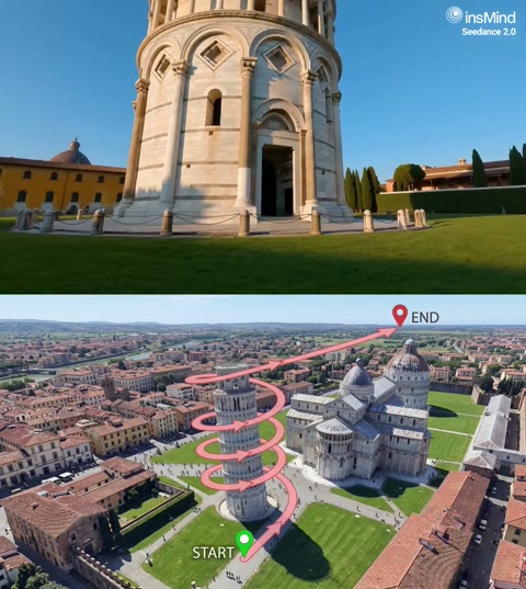 Pisa Tower Dji Drone Inspection