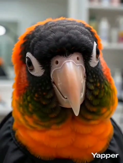Parrot Salon Haircut