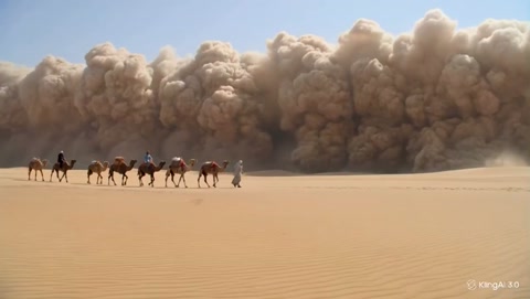 Camel Caravan Sandstorm