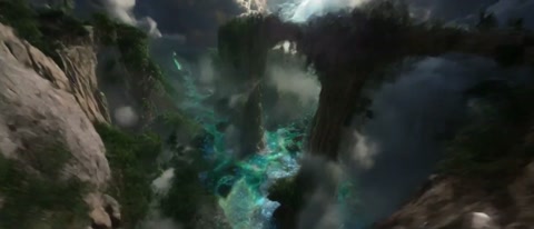 Cinematic Giant Ship Flight