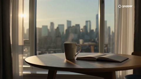 Peaceful Morning Coffee by the Window